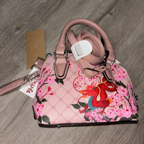 Steve Madden Pink bag with dragon - Picture 2 of 2